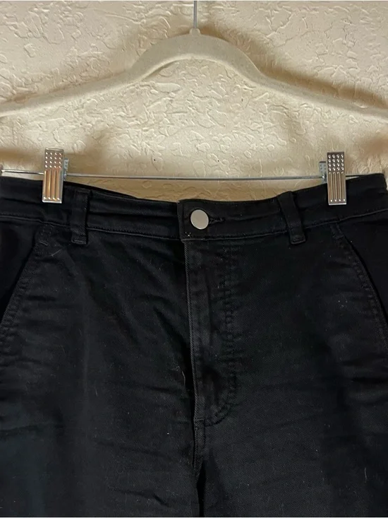 Everlane The Utility Barrel Pants in Black - Picture 4 of 14